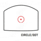 SIG SAUER ROMEOZero-R Red Dot Sight, Black, Cirlce dot, SOR01200