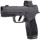 SIG SAUER P365X Macro Comp Semi Auto Pistol, 9mm Luger, 3.1 in Barrel, ROMEO-X COMPACT w/ XRAY3 Day/Night Sights, Polymer Black Frame, Polymer Grip, 2-Mag, 17 Round Capacity, 365XCA-9-COMP-RXX