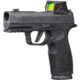 SIG SAUER P365X Macro Comp Semi Auto Pistol, 9mm Luger, 3.1 in Barrel, ROMEO-X COMPACT w/ XRAY3 Day/Night Sights, Polymer Black Frame, Polymer Grip, 2-Mag, 17 Round Capacity, 365XCA-9-COMP-RXX