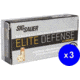 SIG SAUER V-Crown .380 ACP 90 Grain Jacketed Hollow Point Brass Cased Centerfire Pistol Ammo, 150 Rounds, E380A1-50-KIT1