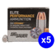 SIG SAUER V-Crown Ammo .40 S&amp;W 165 grain Jacketed Hollow Point Brass Cased Centerfire Pistol Ammo