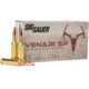 SIG SAUER Venari 6.5 Creedmoor 129 Grain Soft Point Brass Cased Rifle Ammo, 20 Rounds, V65CMSP129-20