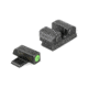 SIG SAUER X-Ray3 Pistol Sight Set, Number 6 Green Front, Number 8 Rear, round notch SOX10002