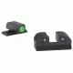 SIG SAUER X-Ray3 Pistol Sight Set, Number 8 Green Front, Number 8 Rear, round notch SOX10004