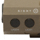SightMark LoPro Mini Laser/Light Combo Green Laser Picatinny/Weaver, Flat Dark, SM25012DE
