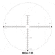 Sightron S6 Rifle Scope, 5-30x56mm, 34mm Tube, Second Focal Plane, MOA-7 IR Reticle, Satin Black, Small, 66002