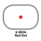 Sightron SRS-2 Red Dot Sight, 6MOA Illuminated Dot, Black, 6MOA, 40021
