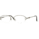 Calligraphy Collections Dickenson SESC DICK00 Progressive Prescription Eyeglasses - Brown/silver SESC DICK005235 BN