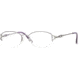 Calligraphy Collections Dickenson SESC DICK00 Progressive Prescription Eyeglasses - Violet/silver SESC DICK005235 VI