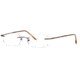 Calligraphy Collections Scanner SESC SCAN00 Eyeglass Frames - Light Brown SESC SCAN005140 GO