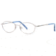 Calligraphy Collections Tuscany SESC TUSC00 Progressive Prescription Eyeglasses - Silver SESC TUSC005235 SV