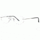 Calligraphy Collections Velocity SESC VELO00 Single Vision Prescription Eyewear - Silver SESC VELO005440 SV