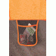 Coleman Signature Jenny Lake 8-Person Fast Pitch Cabin Tent W/ Built-in Closet, Gray / Orange, 13 x 9 ft 2000019796