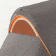 Coleman Signature Yarborough Pass 6-Person Fast Pitch Dome Tent W/ Rainfly, Gray / Orange, 12 x 7 ft 2000018247