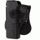 SigTac Retention Roto Paddle Holster, Fits Glock 17, 22, 31, 34, 35, Left Hand 110112