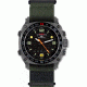 Silencer 44.5mm Grey Steel Case, Nylon Green Band