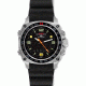 Silencer 44.5mm Silver Steel Case, Black Rubber I Band