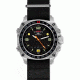 Silencer 44.5mm Silver Steel Case, Nylon Black Band
