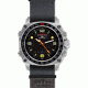 Silencer 44.5mm Silver Steel Case, Nylon Grey Band