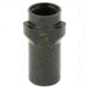 SilencerCo 3-Lug Muzzle Device, 1/2x28, 9mm, Black, AC2604