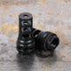 SilencerCo Hybrid ASR Muzzle Brake, 3/4x24, .338 Caliber, Black, AC858