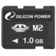 Silicon Power Memory Stick Micro M2 Memory Card - 1GB SP001GBM2C000V10