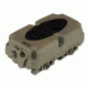 Silynx Micro Wireless Push To Talk, w/ Remote Push To Talk Interface and Single Finger Push To Talk, Tan MWPTT-K-004-01