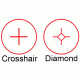 Simmons Multi-Reticle - Crosshair &amp; Diamond Reticles