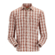 Simms Fishing Products Big Sky Fishing Shirt - Mens, Clay/Hickory Plaid, L, 10661-1001-40
