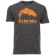 Simms Fishing Products Wood Trout Fill T-Shirt - Men's, Adobe Heather, Small, fill-t-shimed-org