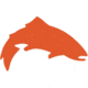 Simms Fishing Products Simms Trout Icon Sticker, Orange, One Size, 13705-821-00