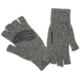 Simms Fishing Products Wool Half-Finger Gloves, Steel, Small/Medium, 13234-030-2030