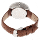 Simplify 2602 The 2600 Watch 40mm, Brown Leather Band, Silver Case, Blue face SIM2602