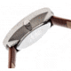 Simplify 2602 The 2600 Watch 40mm, Brown Leather Band, Silver Case, Blue face SIM2602