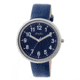 Simplify 2606 The 2600 Watch 40mm, Blue Leather Band, Silver Case, Blue face SIM2606