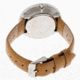 Simplify 2607 The 2600 Watch 40mm, Brown Leather Band, Silver Case, Black Face SIM2607