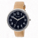 Simplify 2607 The 2600 Watch 40mm, Brown Leather Band, Silver Case, Black Face SIM2607