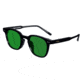 Simplify Alexander Polarized Sunglass, Black/Green, One Size, SSU126-C4