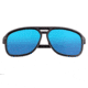 Simplify Reed Polarized Sunglasses - Unisex, Black/Blue, One Size, SSU121-BL
