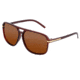Simplify Reed Polarized Sunglasses - Unisex, Brown/Brown, One Size, SSU121-BN