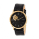 Simplify The 3100 Leather Strap Watch, Gold/Black, Standard SIM3105