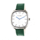 Simplify The 3500 Leather Strap Watch, Forest Green/Silver, Standard SIM3504