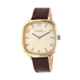Simplify The 3500 Leather Strap Watch, Dark Brown/Gold, Standard SIM3508