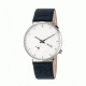 Simplify The 3600 Leather Strap Watch, Navy/Silver, Standard SIM3601