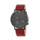 Simplify The 3600 Leather Strap Watch, Maroon/Charcoal, Standard SIM3605
