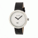 Simplify The 3700 Leather Strap Watch, Silver/Black/Silver, Standard SIM3701