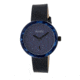 Simplify The 3700 Leather Strap Watch, Navy, Standard SIM3704