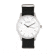 Simplify The 5600 Leather-Band Watch, White/Black, SIM5601