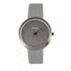 Simplify The 6000 Leather-Band Watch, Gunmetal/Grey, SIM6004