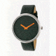 Simplify The 4000 Leather-Band Watch, Forest Green, Standard SIM4002